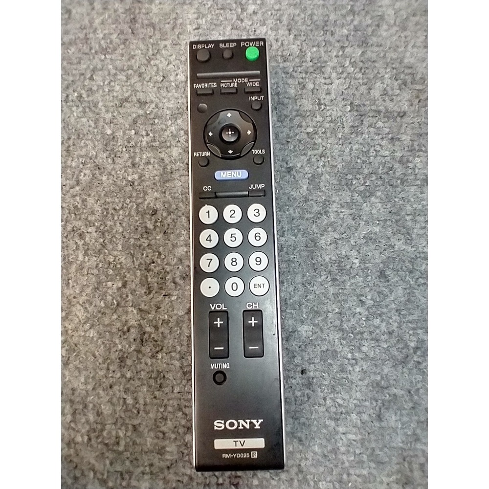 Sony RM-YD025 TV Remote Control Genuine‎ OEM Bravia Television Replacement Black